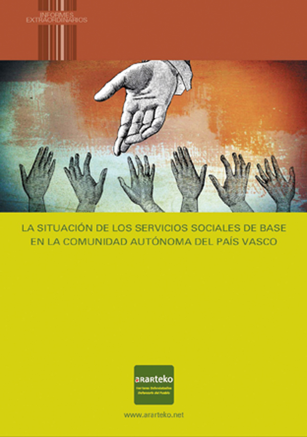 Portada:Informe extraordinario sobre la situación de los servicios sociales de base en la Comunidad Autónoma del País Vasco